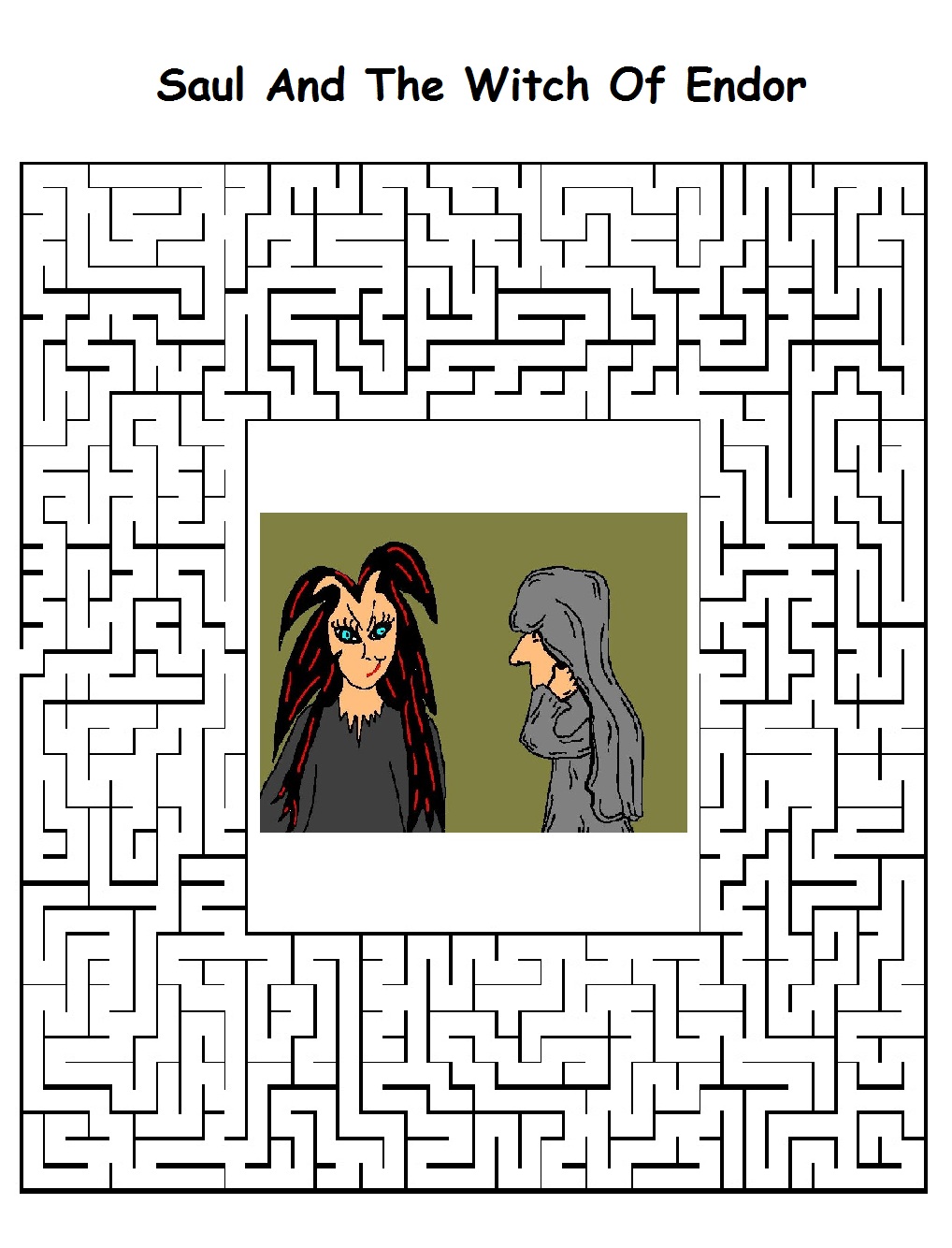 Saul and The Witch Of Endor Sunday School Lesson